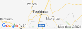 Techiman map
